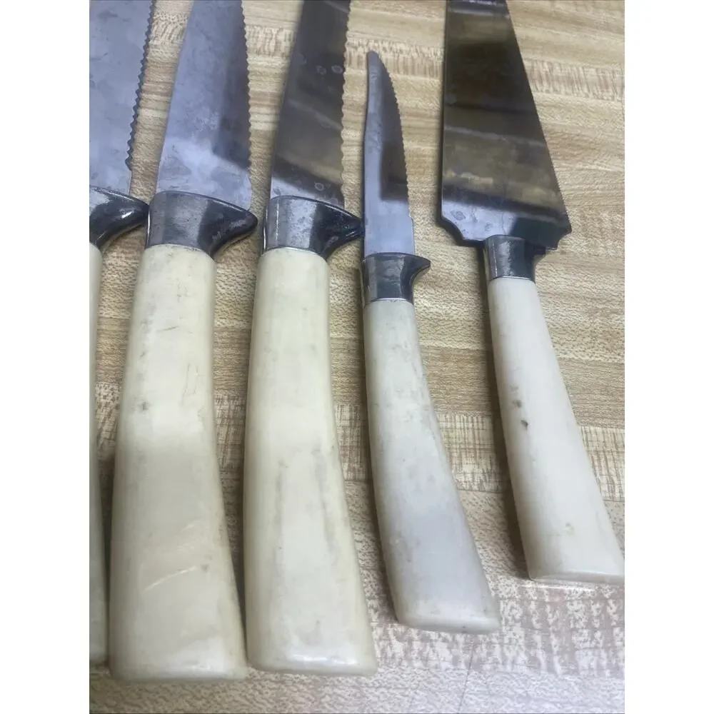 Vintage Regent Sheffield 11 Pieces Stainless Cutlery Knives England